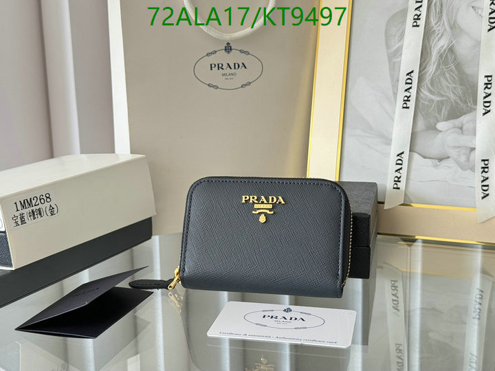 Prada-Wallet Mirror Quality Code: KT9497 $: 72USD