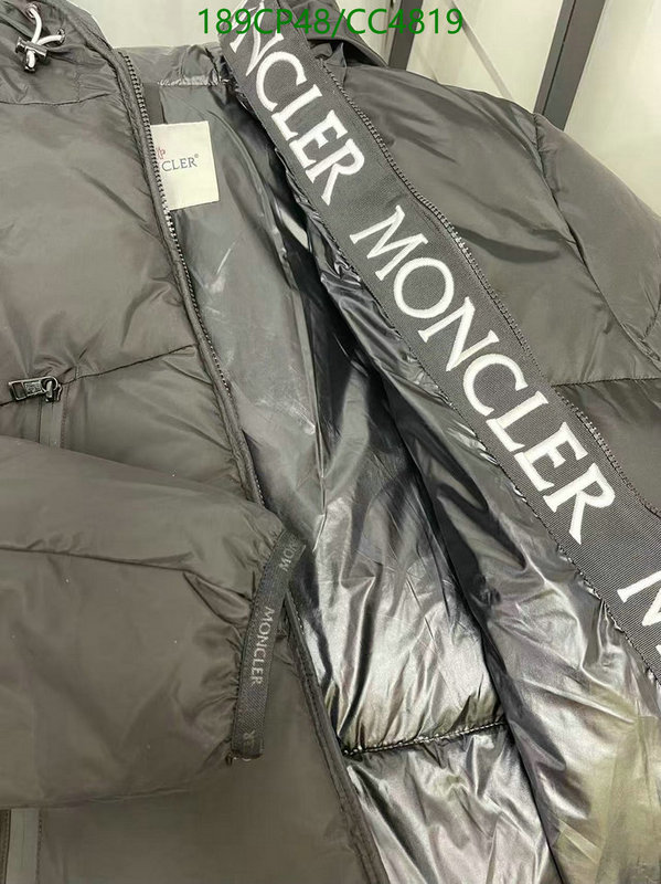 Moncler-Down jacket Men Code: CC4819 $: 189USD