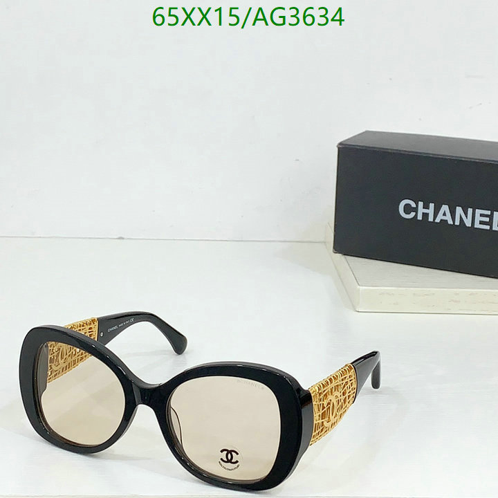 Chanel-Glasses Code: AG3634 $: 65USD