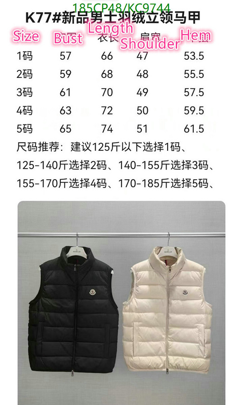 Moncler-Down jacket Women Code: KC9744 $: 185USD