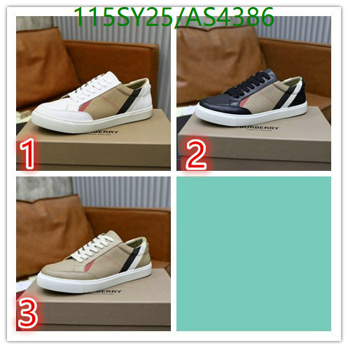 Burberry-Men shoes Code: AS4386 $: 115USD