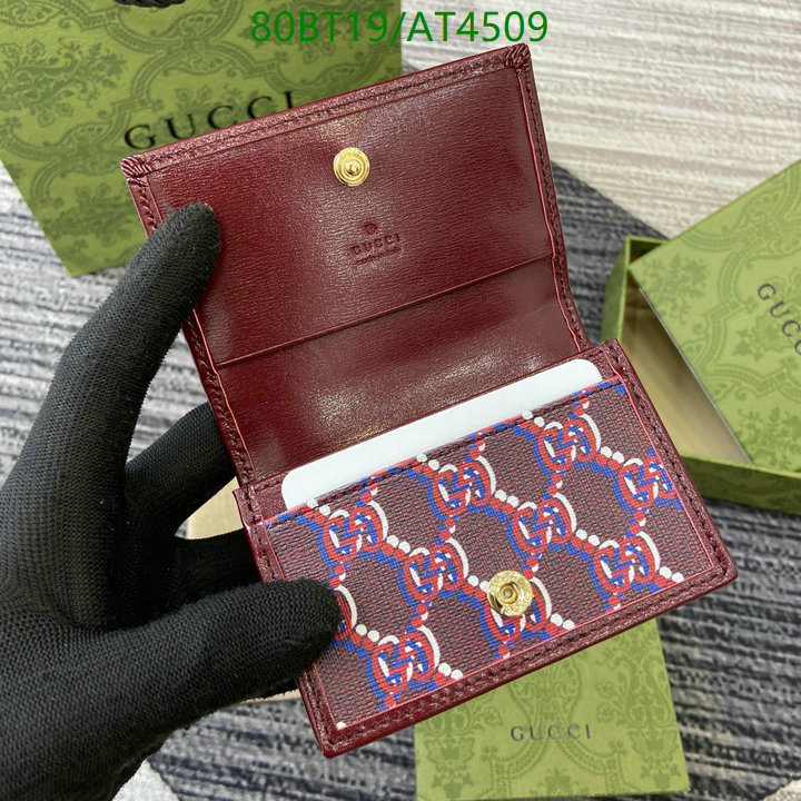 Gucci-Wallet Mirror Quality Code: AT4509 $: 80USD