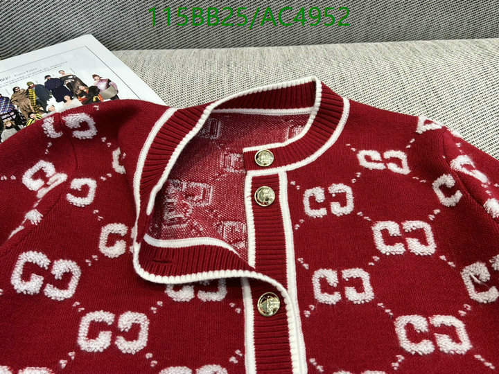 Gucci-Clothing Code: AC4952 $: 115USD