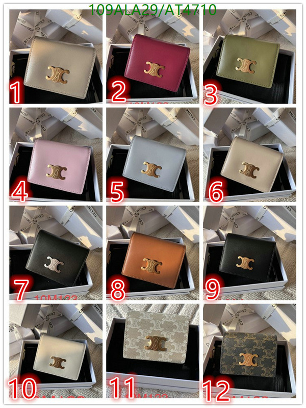 Celine-Wallet-Mirror Quality Code: AT4710 $: 109USD