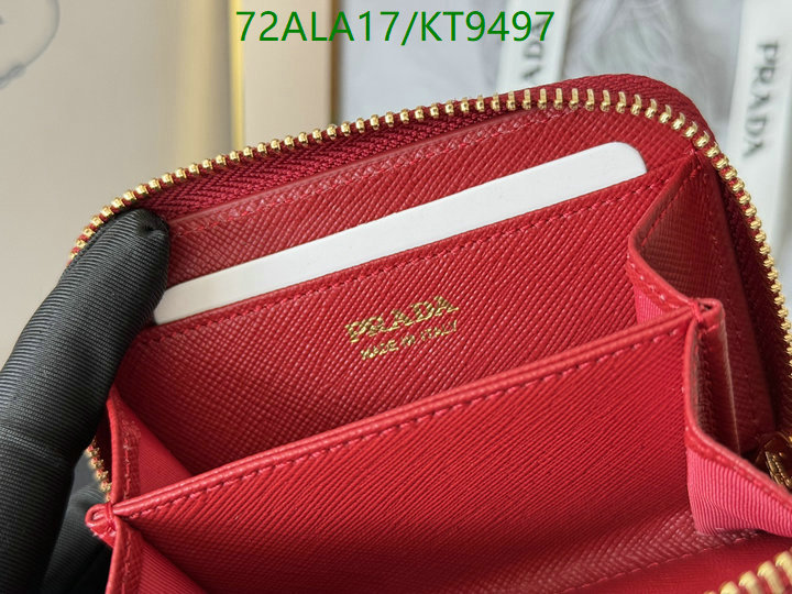 Prada-Wallet Mirror Quality Code: KT9497 $: 72USD