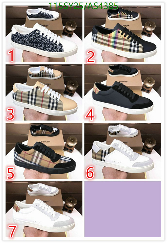 Burberry-Men shoes Code: AS4385 $: 115USD