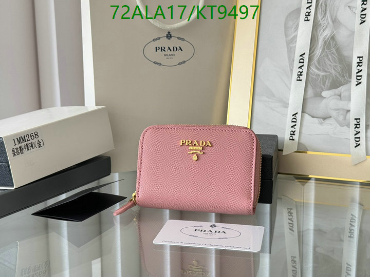 Prada-Wallet Mirror Quality Code: KT9497 $: 72USD