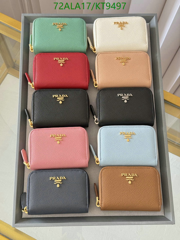 Prada-Wallet Mirror Quality Code: KT9497 $: 72USD