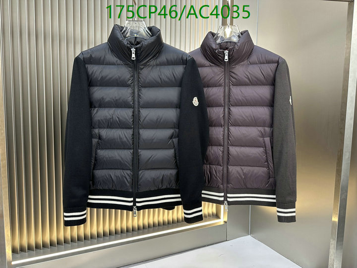 Moncler-Down jacket Men Code: AC4035 $: 175USD