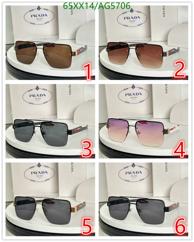 Prada-Glasses Code: AG5706 $: 65USD