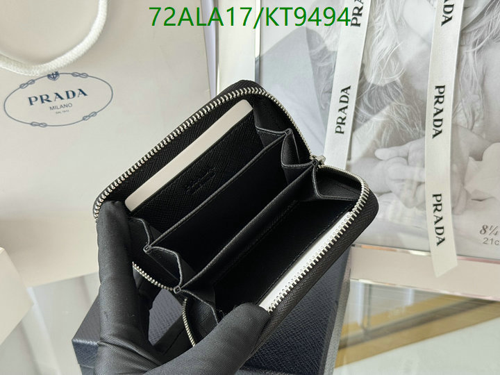 Prada-Wallet Mirror Quality Code: KT9494 $: 72USD