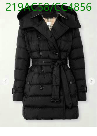 Burberry-Down jacket Women Code: CC4856 $: 219USD