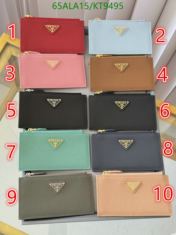 Prada-Wallet Mirror Quality Code: KT9495 $: 65USD