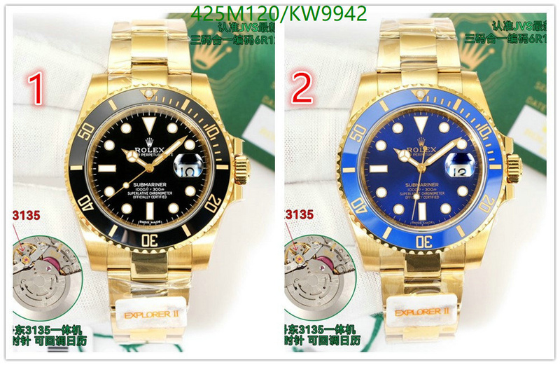 Rolex-Watch-Mirror Quality Code: KW9942 $: 425USD