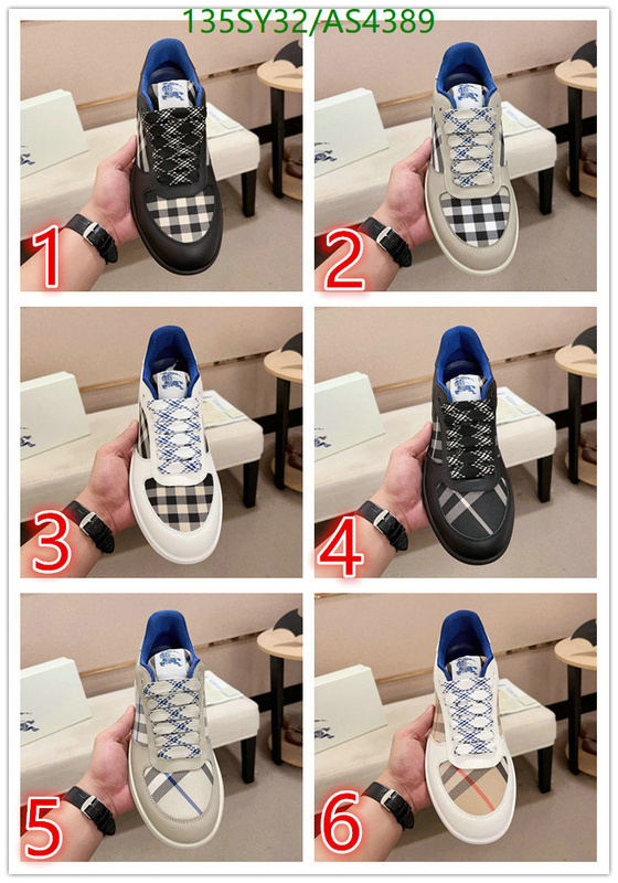 Burberry-Men shoes Code: AS4389 $: 135USD