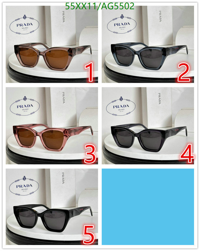 Prada-Glasses Code: AG5502 $: 55USD