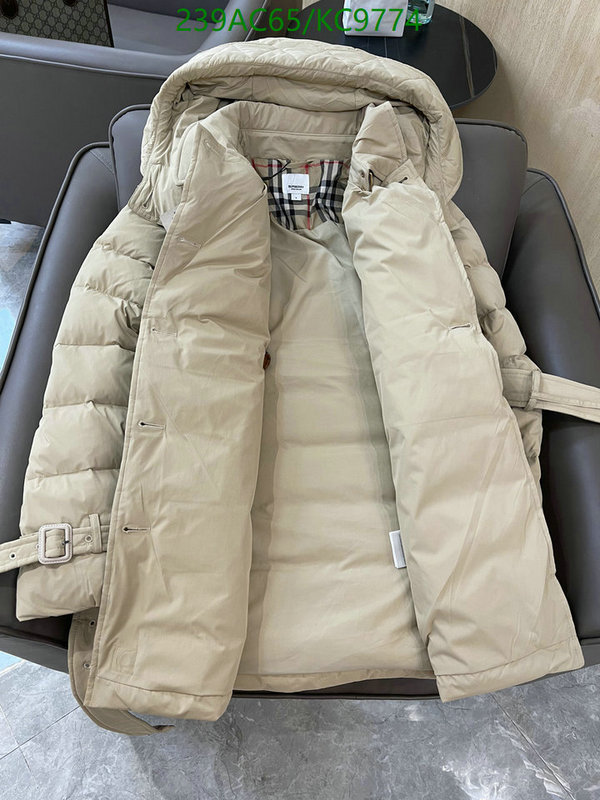 Burberry-Down jacket Women Code: KC9774 $: 239USD