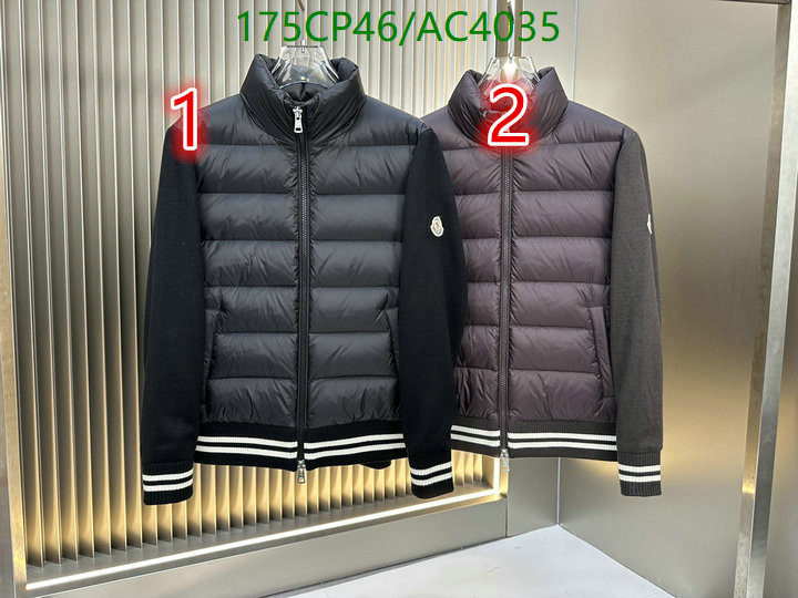 Moncler-Down jacket Men Code: AC4035 $: 175USD