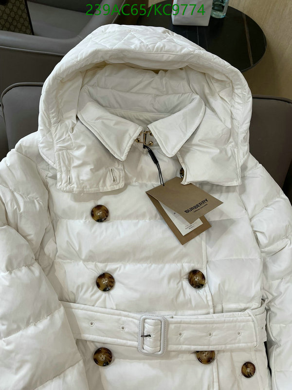 Burberry-Down jacket Women Code: KC9774 $: 239USD