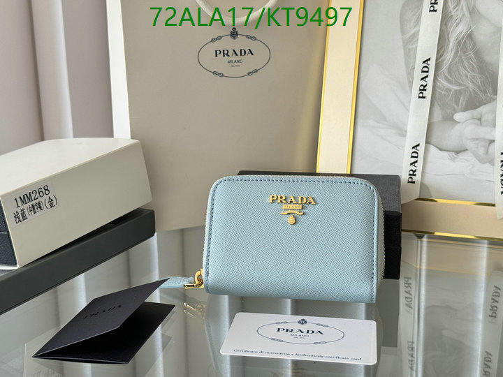 Prada-Wallet Mirror Quality Code: KT9497 $: 72USD