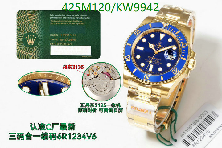 Rolex-Watch-Mirror Quality Code: KW9942 $: 425USD