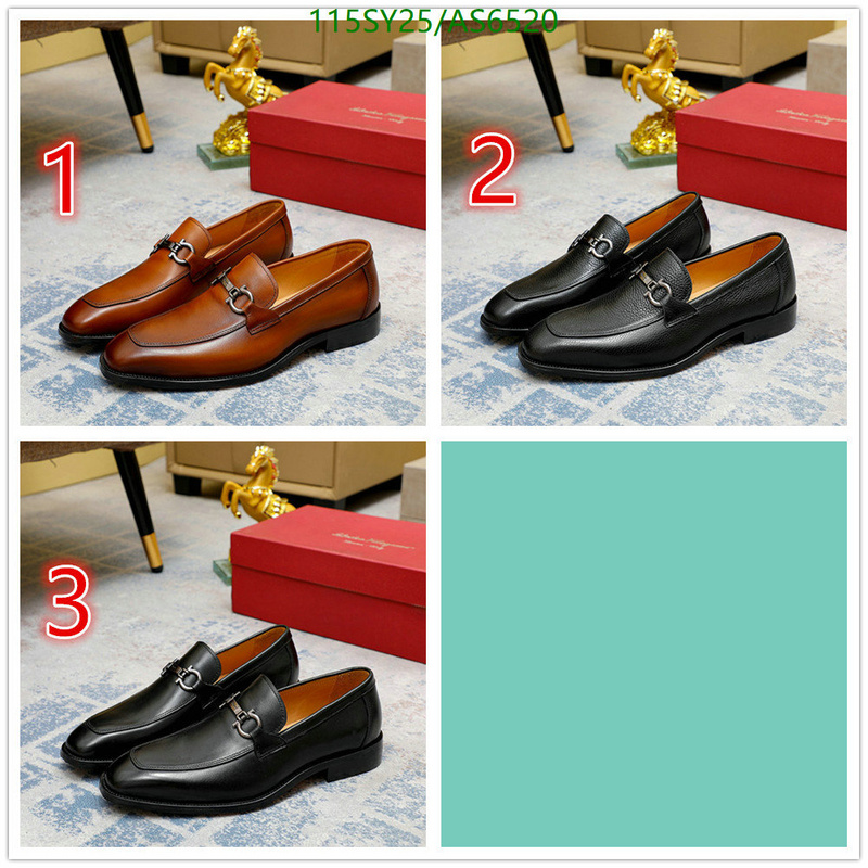 Ferragamo-Men shoes Code: AS6520 $:115USD