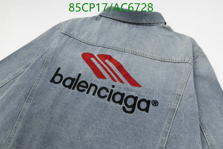 Balenciaga-Clothing Code: AC6728 $: 85USD