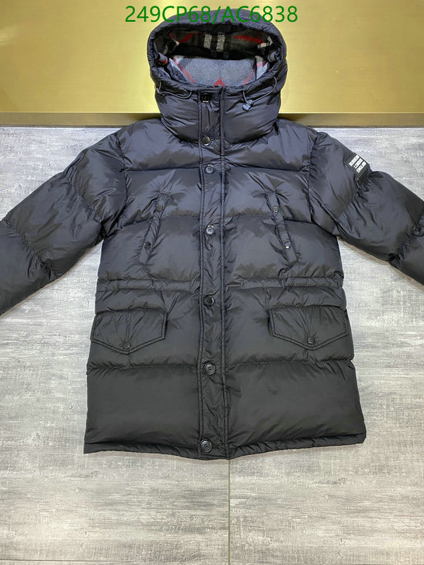 Burberry-Down jacket Men Code: AC6838 $: 249USD