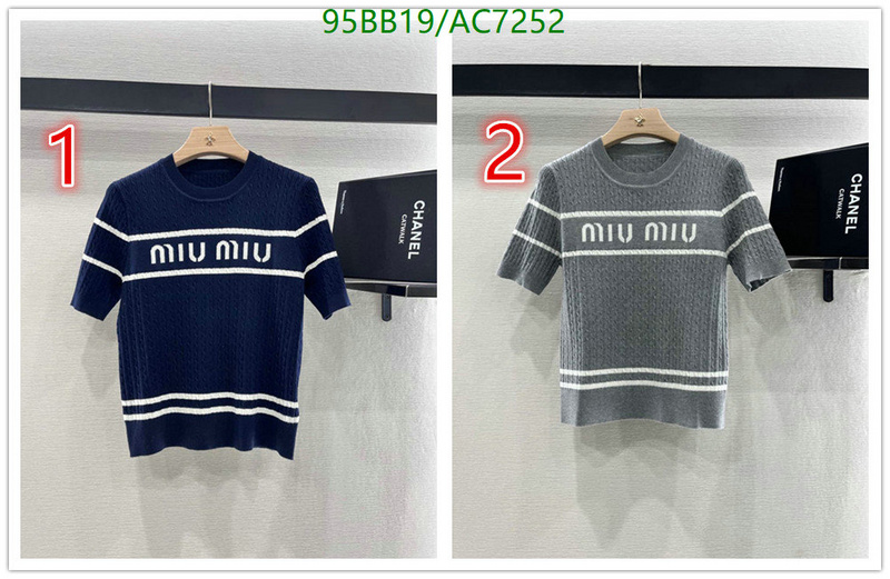 MIUMIU-Clothing Code: AC7252 $: 95USD