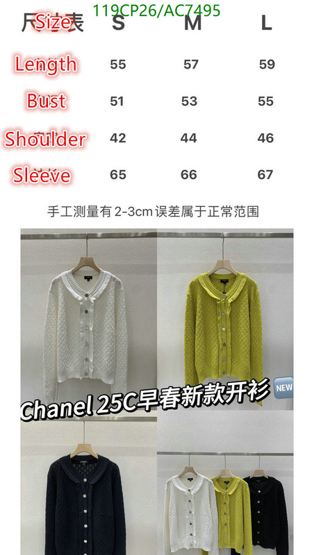 Chanel-Clothing Code: AC7495 $: 119USD