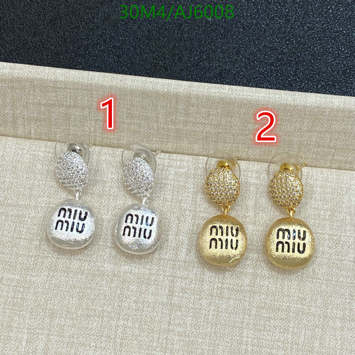 MiuMiu-Jewelry Code: AJ6008 $: 30USD