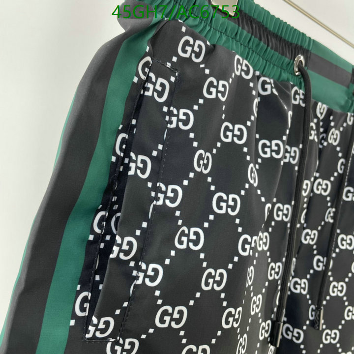 Gucci-Beach Shorts Code: AC6753 $: 45USD