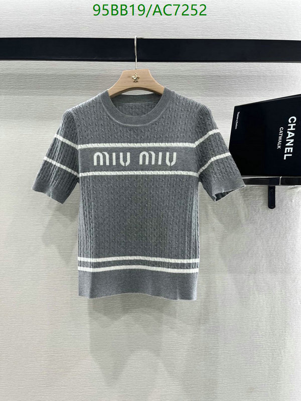 MIUMIU-Clothing Code: AC7252 $: 95USD