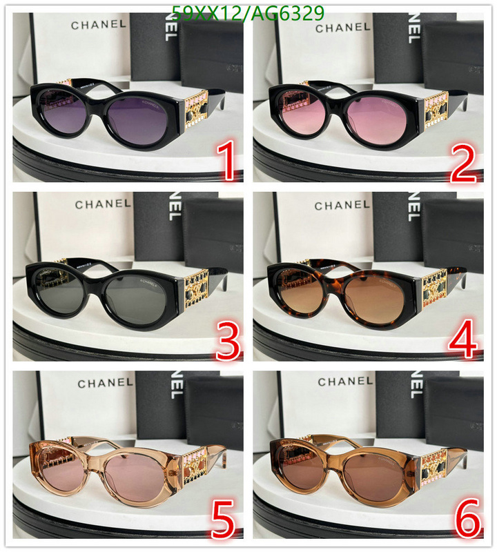 Chanel-Glasses Code: AG6329 $: 59USD