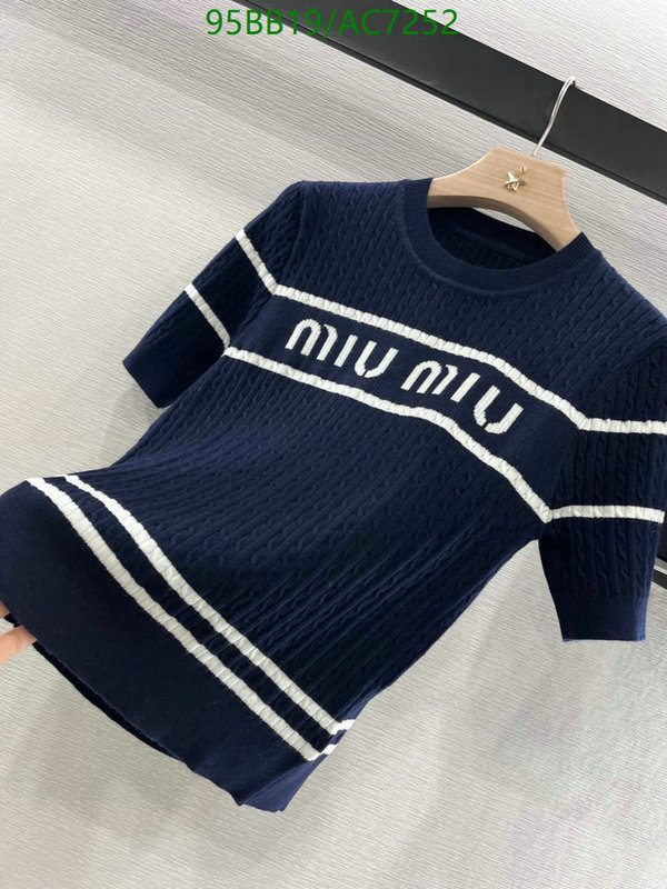 MIUMIU-Clothing Code: AC7252 $: 95USD