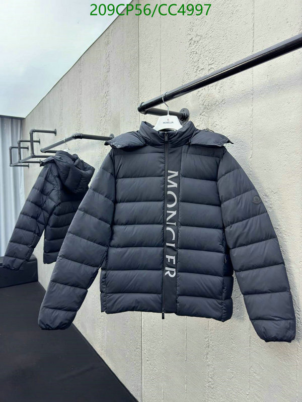 Moncler-Down jacket Women Code: CC4997 $: 209USD