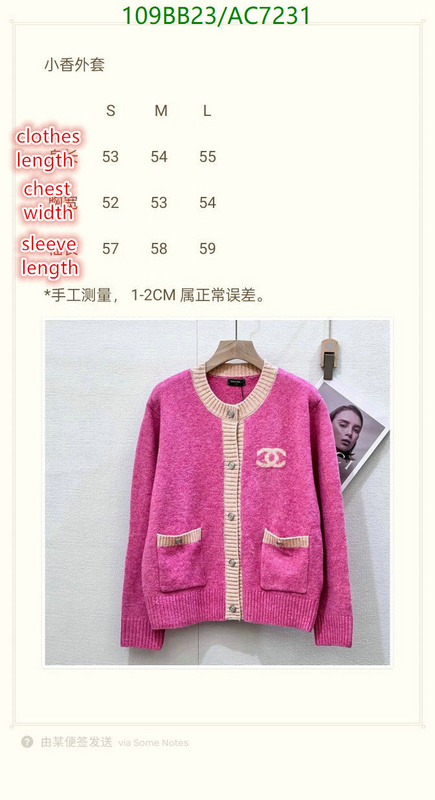 Chanel-Clothing Code: AC7231 $: 109USD