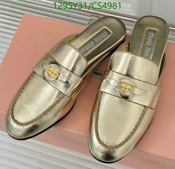 Miu Miu-Women Shoes Code: CS4981 $: 129USD