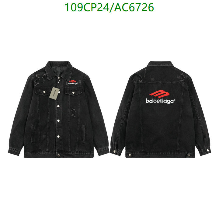 Balenciaga-Clothing Code: AC6726 $: 109USD