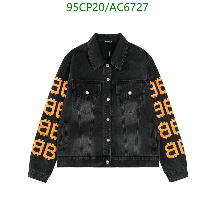 Balenciaga-Clothing Code: AC6727 $: 95USD