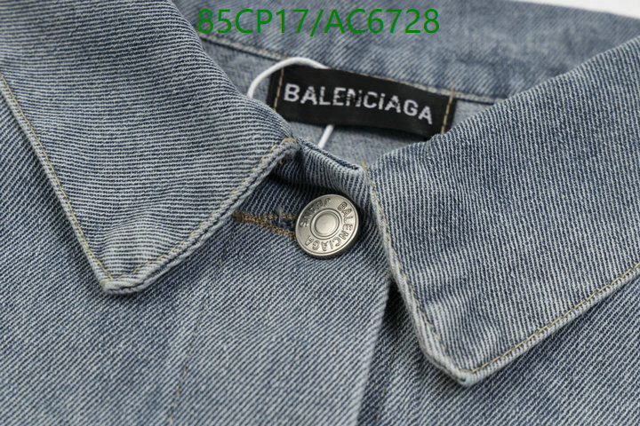 Balenciaga-Clothing Code: AC6728 $: 85USD