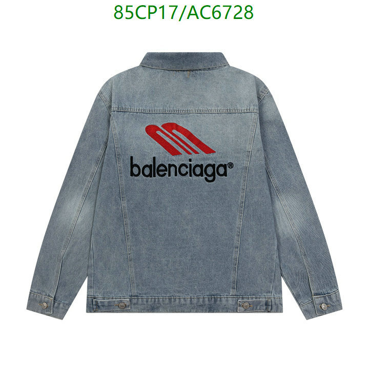 Balenciaga-Clothing Code: AC6728 $: 85USD