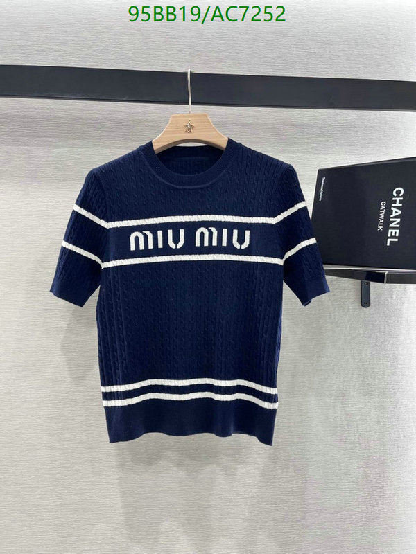 MIUMIU-Clothing Code: AC7252 $: 95USD