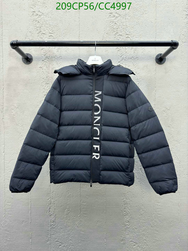 Moncler-Down jacket Women Code: CC4997 $: 209USD