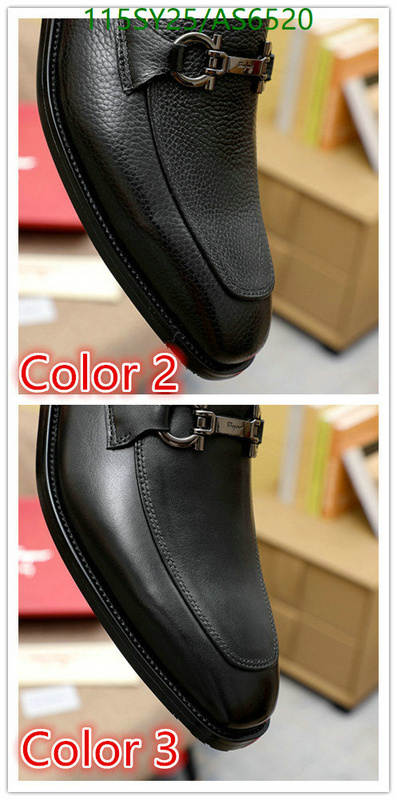 Ferragamo-Men shoes Code: AS6520 $:115USD