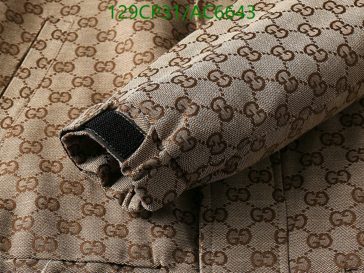 Gucci-Clothing Code: AC6643 $:129USD