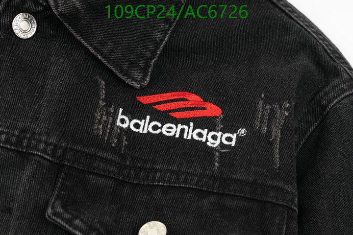 Balenciaga-Clothing Code: AC6726 $: 109USD