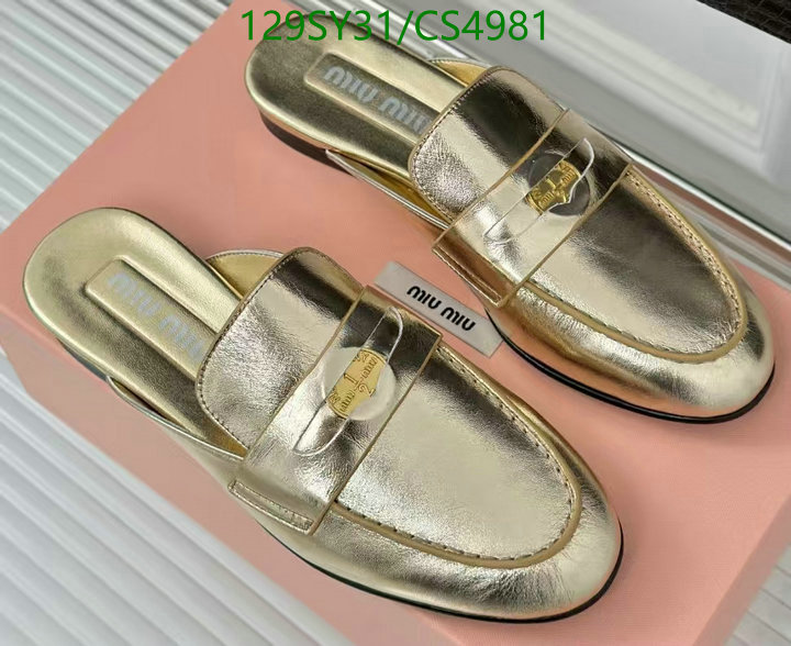 Miu Miu-Women Shoes Code: CS4981 $: 129USD