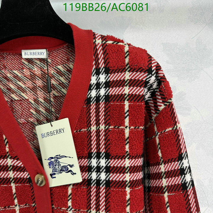 Burberry-Clothing Code: AC6081 $: 119USD