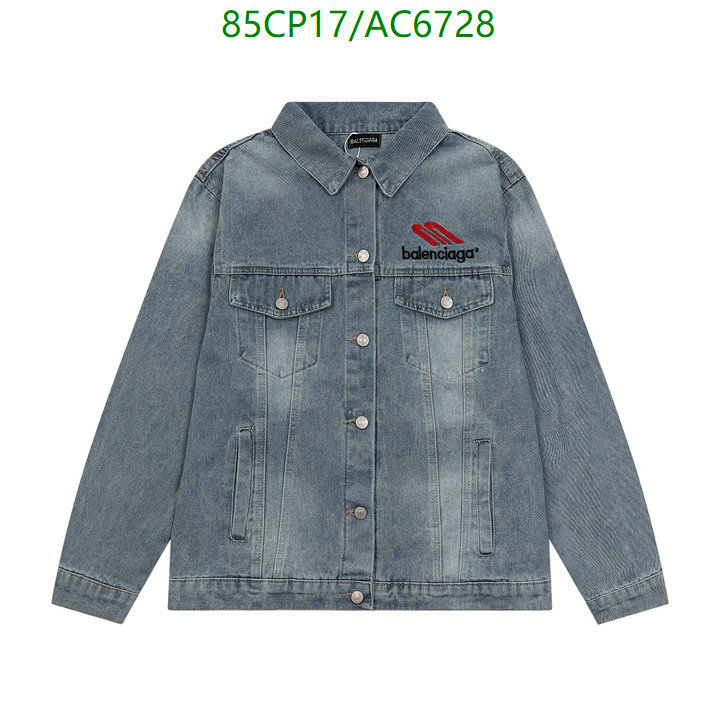 Balenciaga-Clothing Code: AC6728 $: 85USD